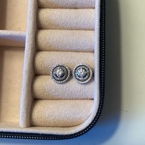 Pandora Sparkling Double Halo Stud Earrings